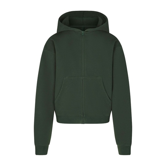 Nwt Skims Spruce zip up hoodie and straight leg fleece pants nwt set - Picture 5 of 17